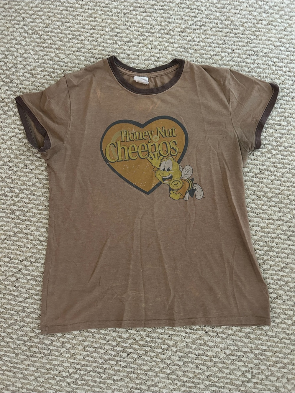 Honey Nut Cheerios Graphic Tee in Brown
